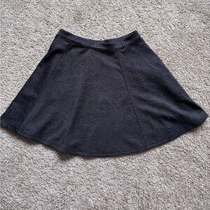 Mimi Chica Elegant Black A-Line Skirt